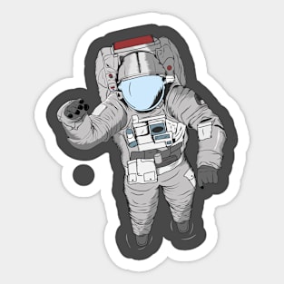 astronaut Sticker